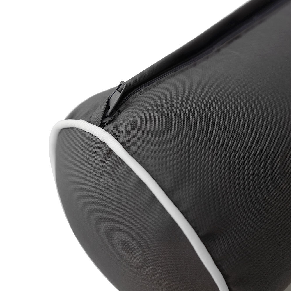 |SLIPCOVER ONLY| S6 Contrast Piped Trim Bolster SlipCover Twin-XL 78"x8" AD003