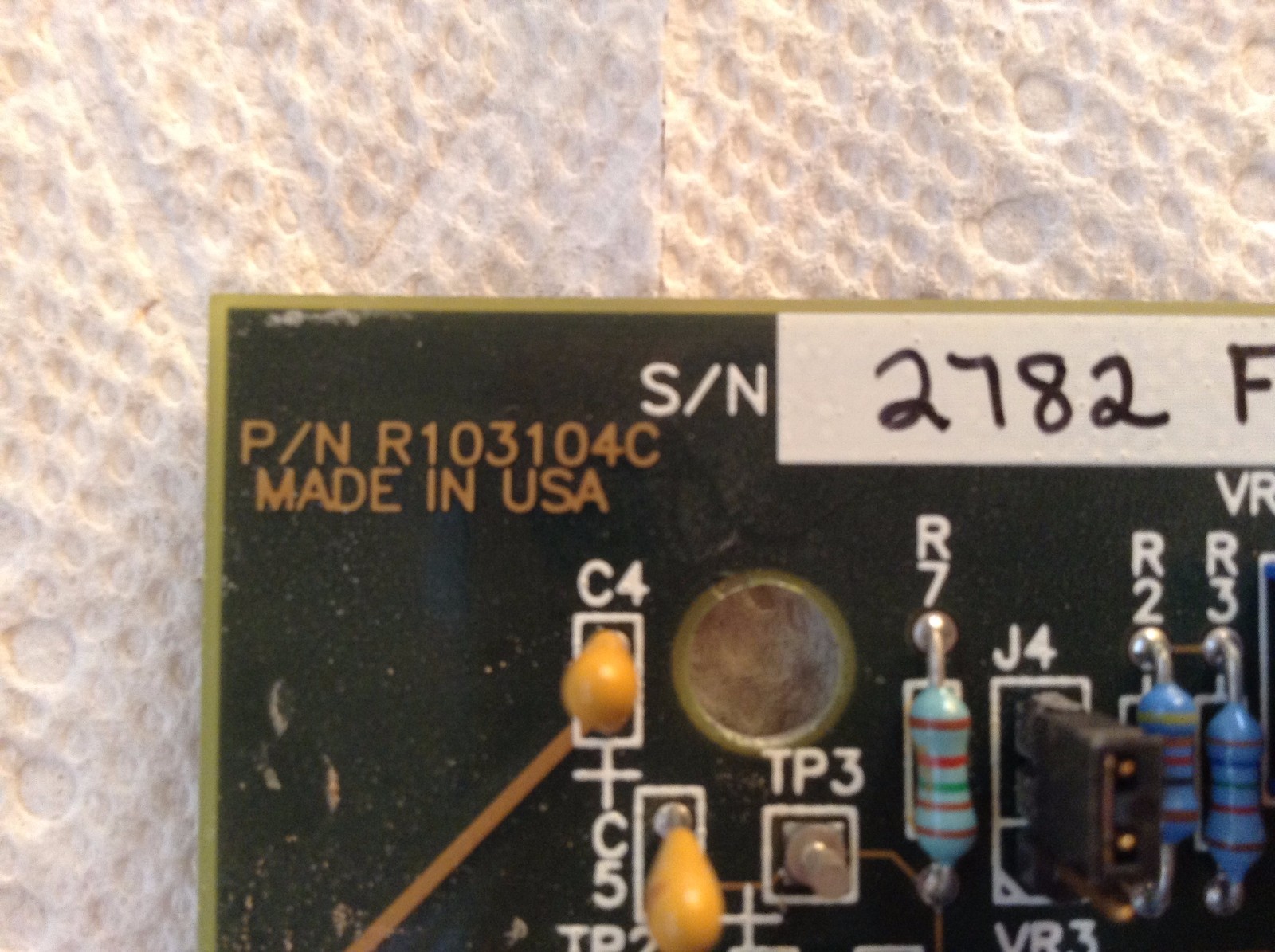 ADS Services R103104C Board Pressure Sab Systems