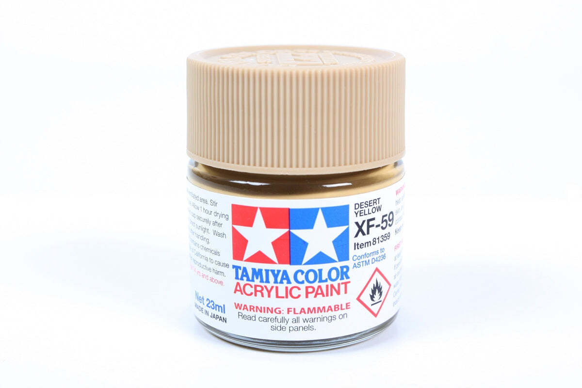 Tamiya 81359 XF-59 Desert Yellow Acrylic Paint 23ml TAM81359 - US