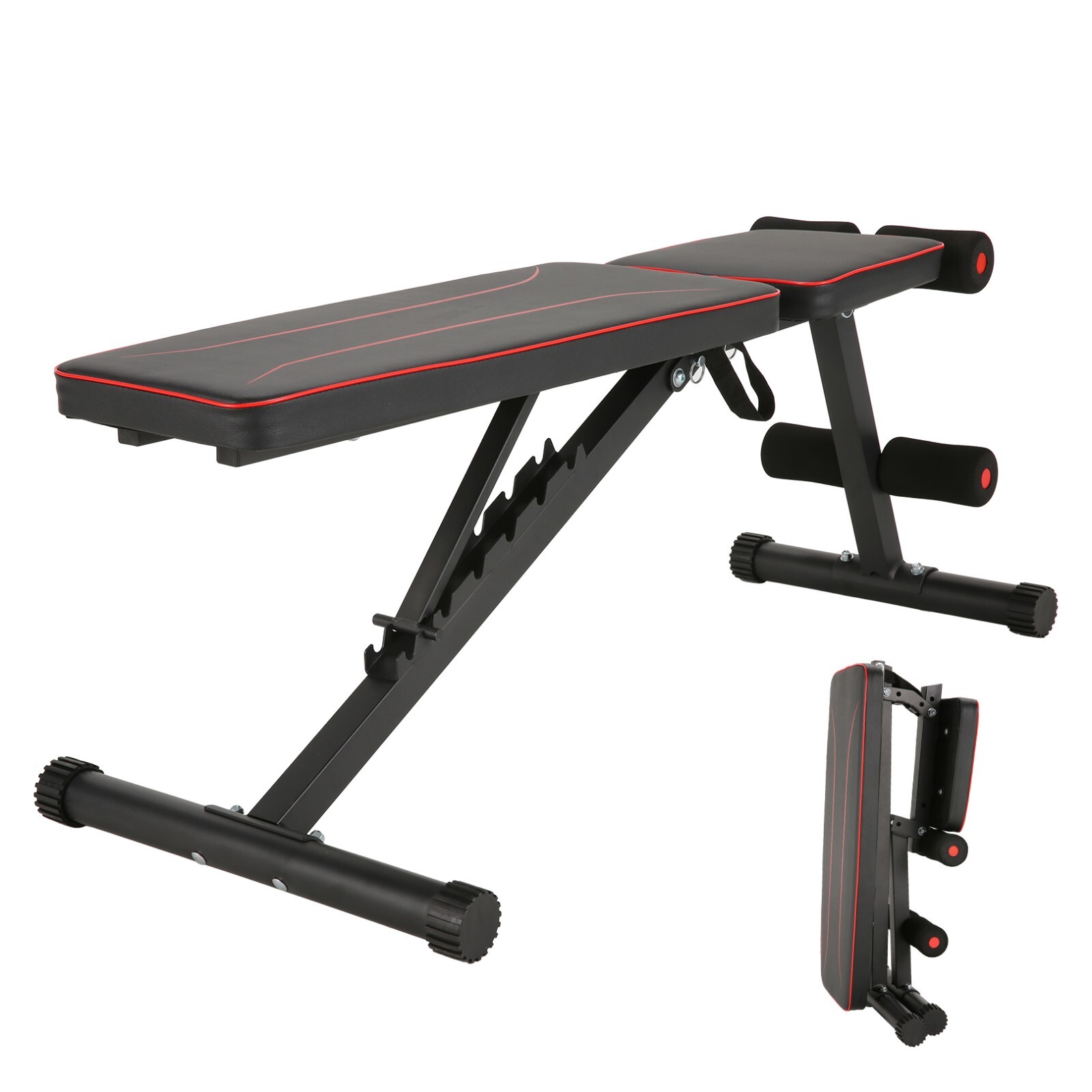 Adjustable Foldable Weight Bench 660lbs Adjustable Backrests Workout Exercise US