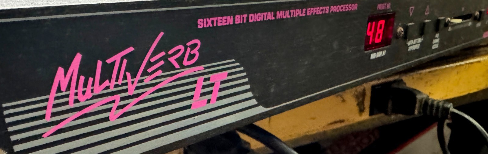 ART Multiverb LT 16-Bit Rack Effects Processor Reverb Delay MIDI Tested