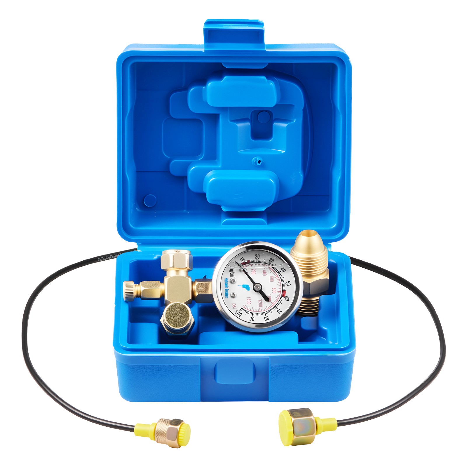 VEVOR Hydraulic Nitrogen Accumulator Charging Kit Pressure Test System 1420 PSI
