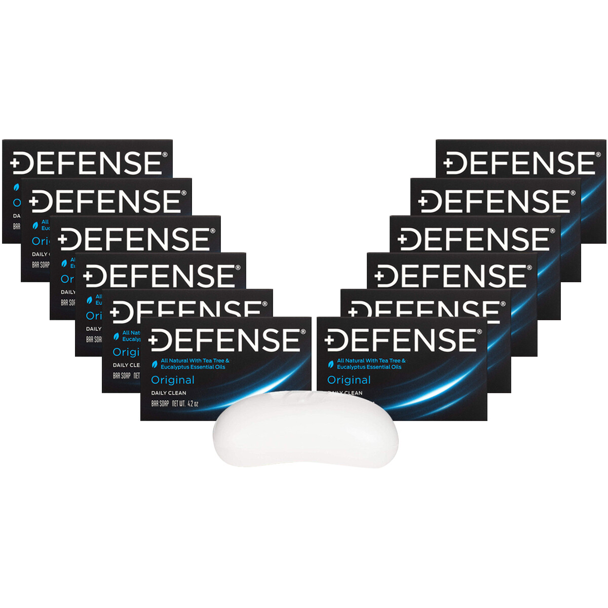 Defense Soap 4 oz. Original Body Bar Soap - 12 Pack