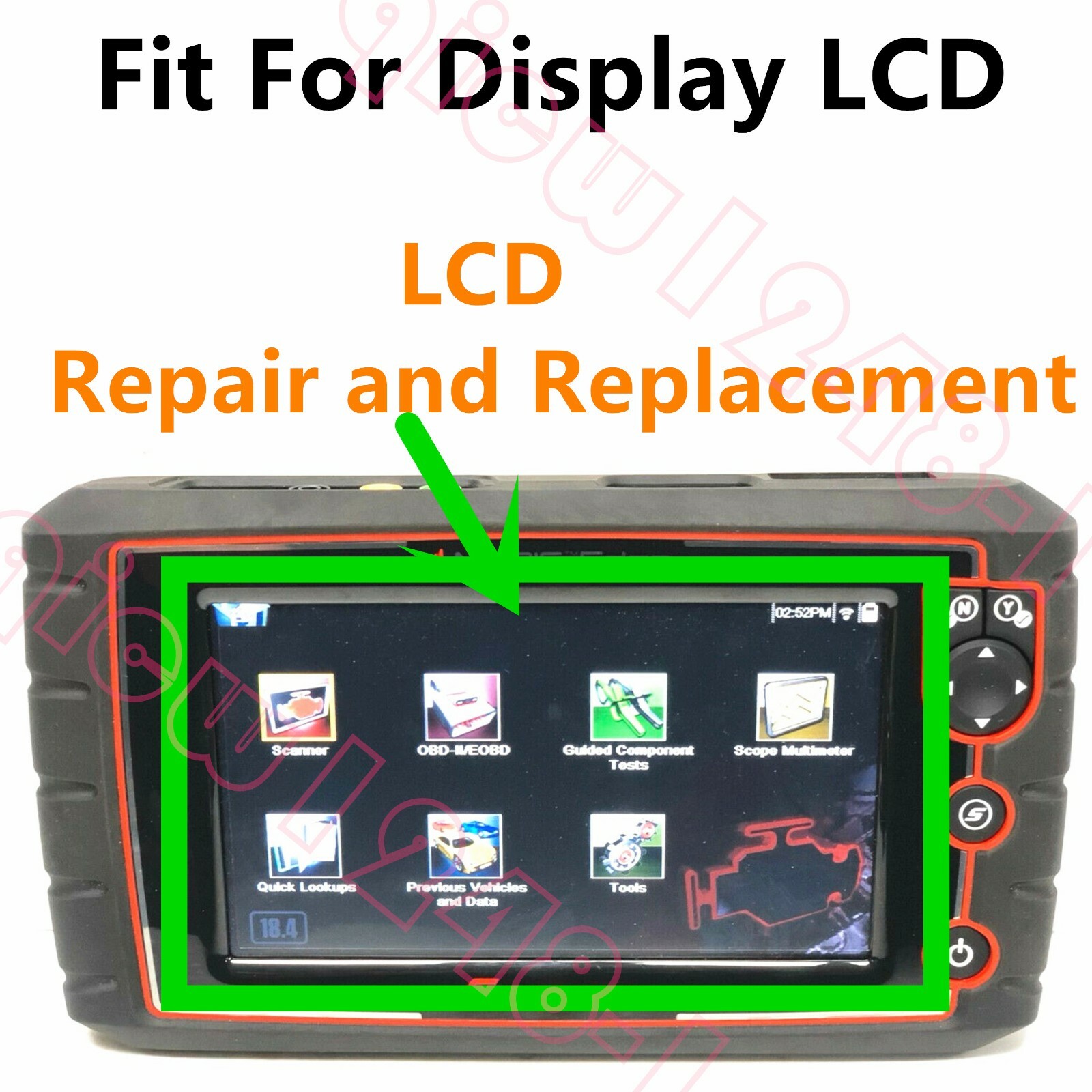 Original LCD Fit For Snap-on MODIS Edge EEMS341 Display Screen Repair