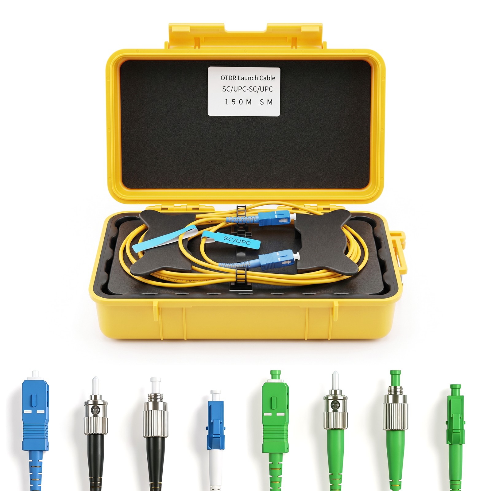 Single Mode OTDR Launch Box Fiber Test Cable Dead Zone Eliminator 1310/1550nm