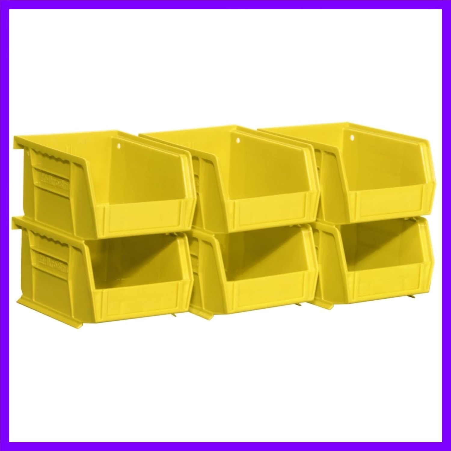 30210 AkroBins Plastic Storage Bins, Space-Saving Stackable Bins for Garage, ...