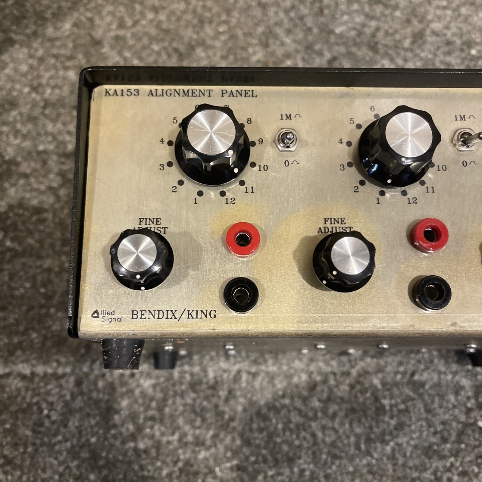 King Bendix KA153 Alignment Panel Avionics Aviation Test Equipment