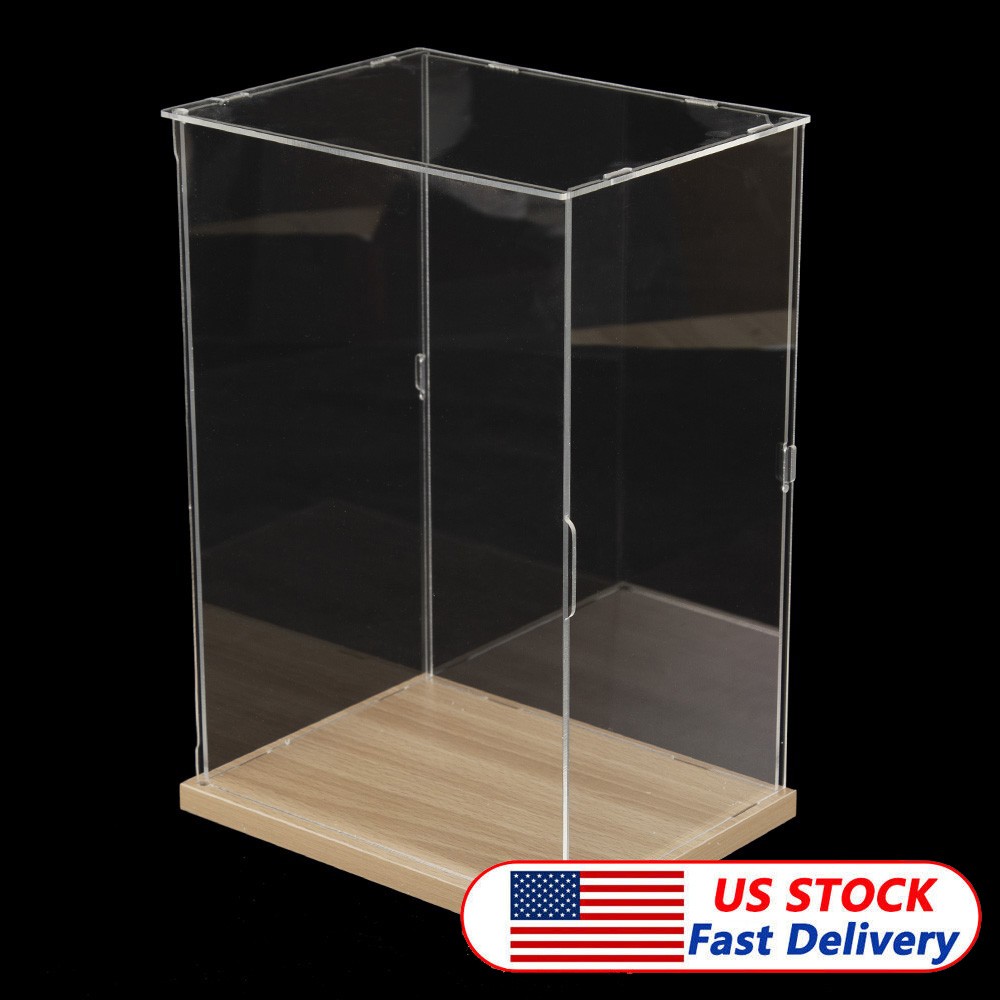 Acrylic Display Case 31.5Cm Height Transparent Showcase Display Boxes for Doll