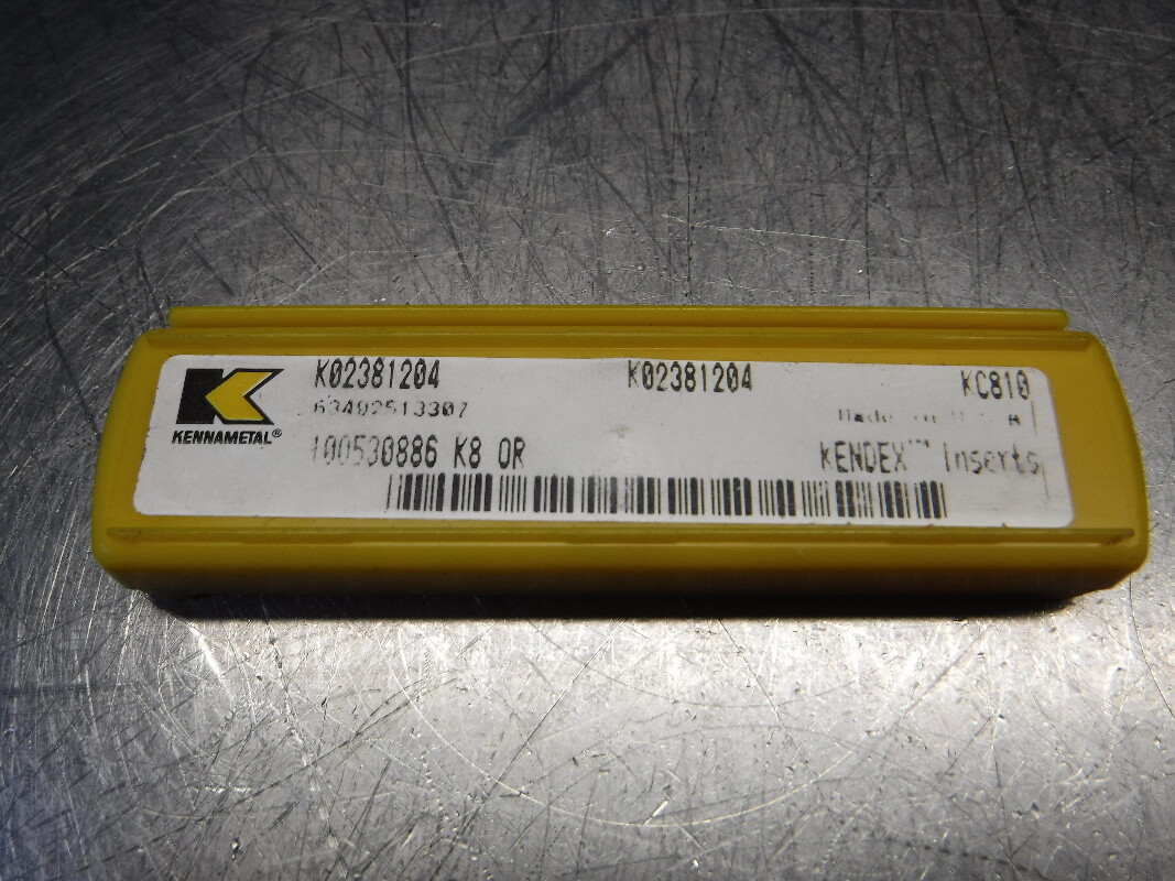 Kennametal Carbide Inserts QTY5 K02381204 KC810 (LOC2974A)