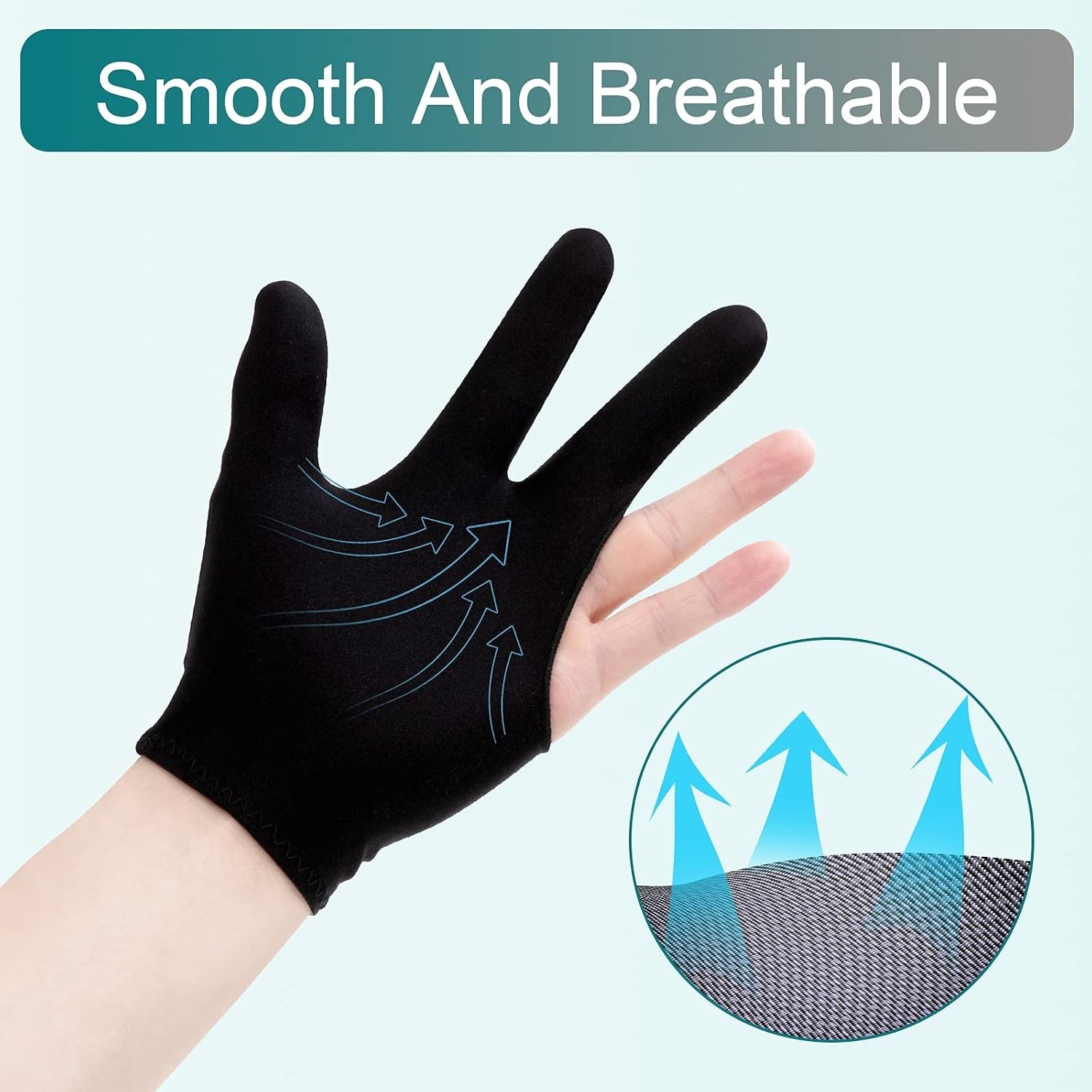 Universal Fit Pool Gloves for Left & Right Hand