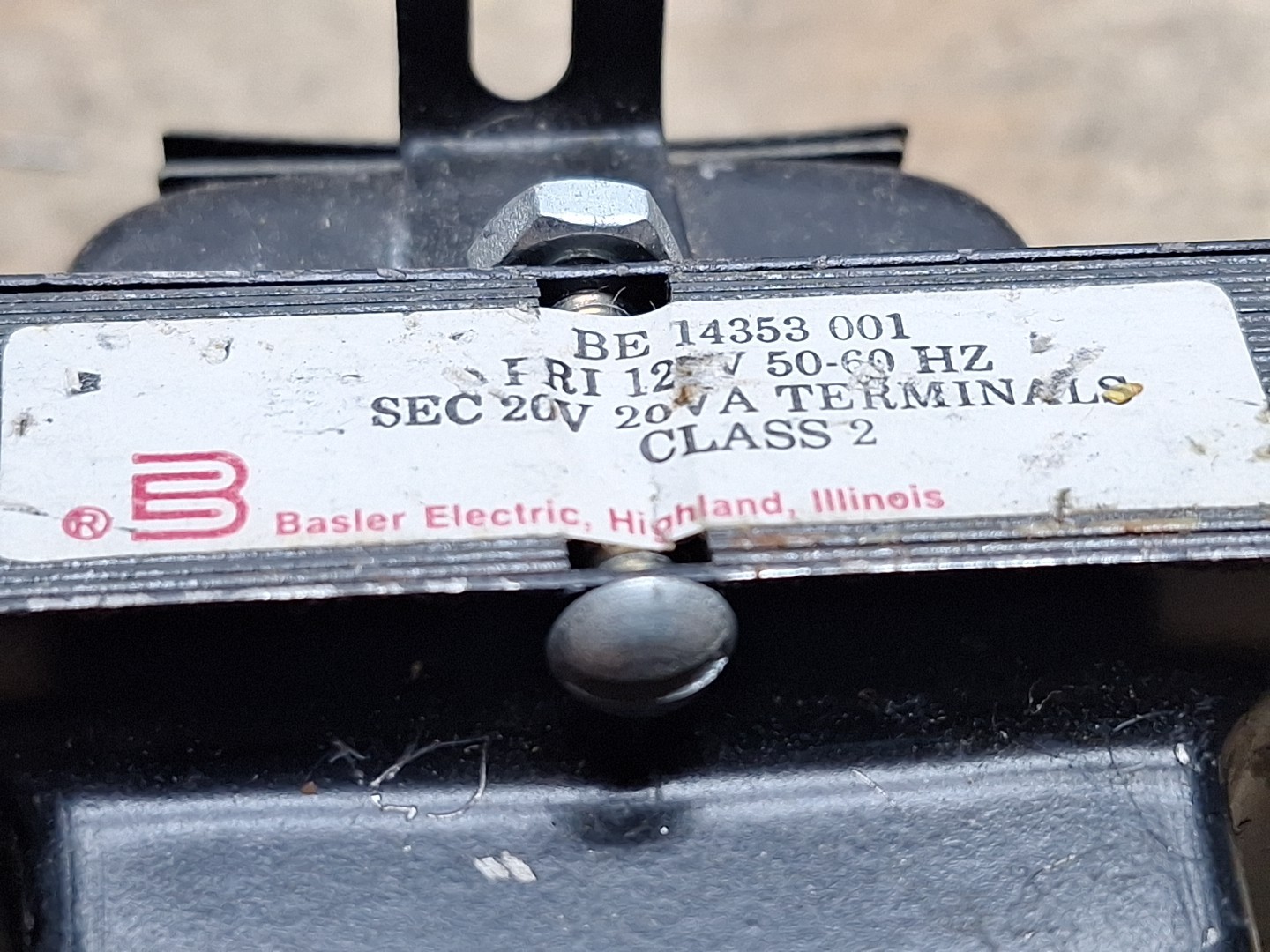 2pc Basler Electric Transformers Tested