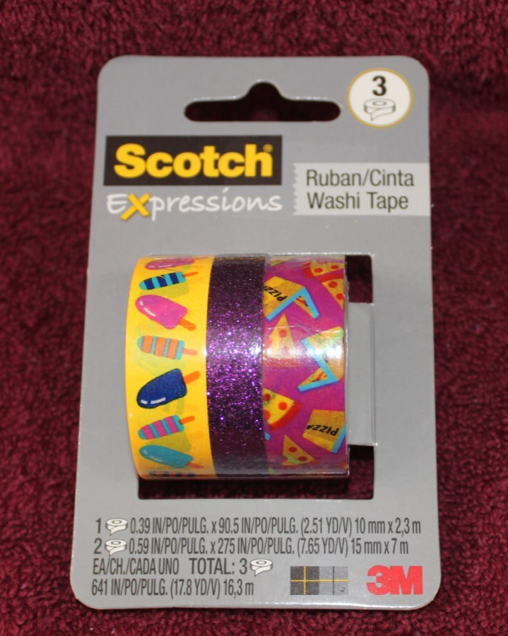 Scotch Expressions 3 Pack Washi Tape