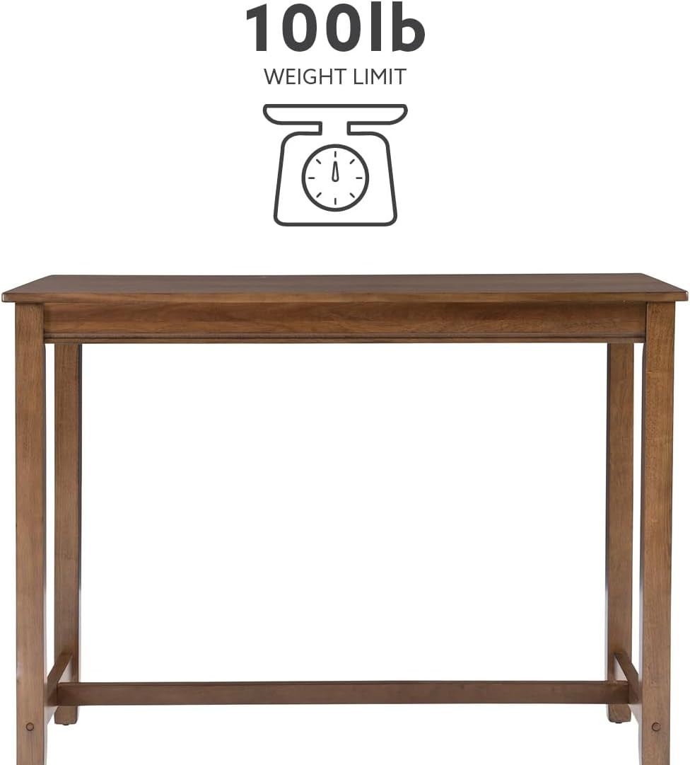 Claridge Rustic Wood 36 Inch Height Pub Table