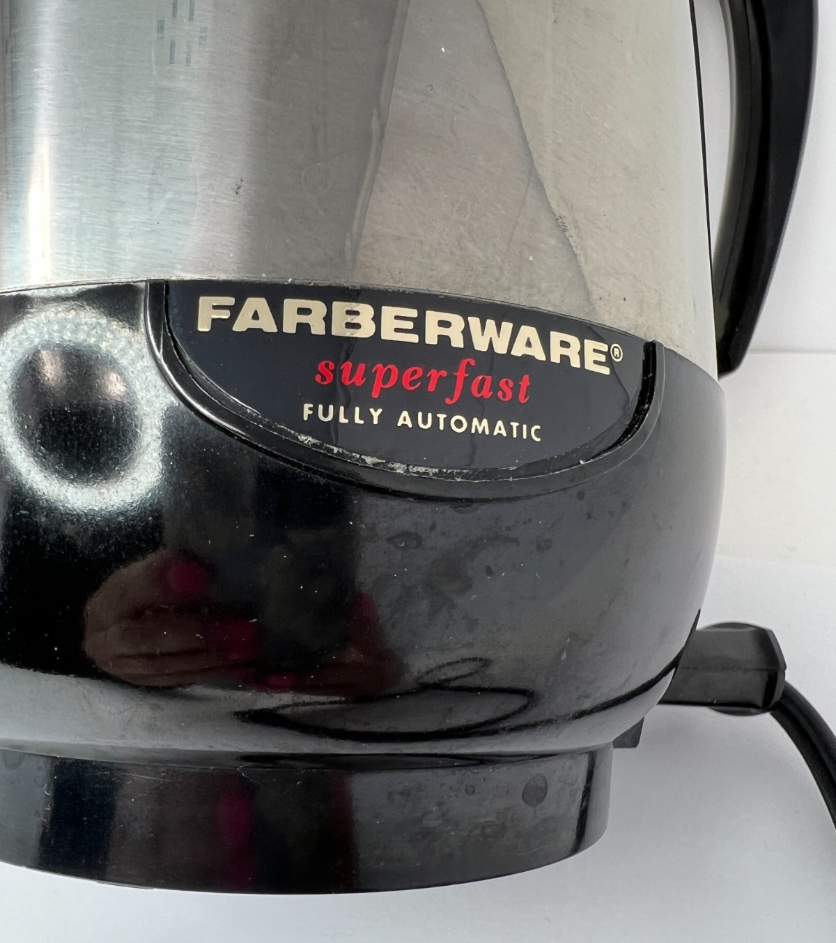 Vintage Farberware Superfast 2-8 Cup Coffee Percolator Model 138B CLEAN WORKS