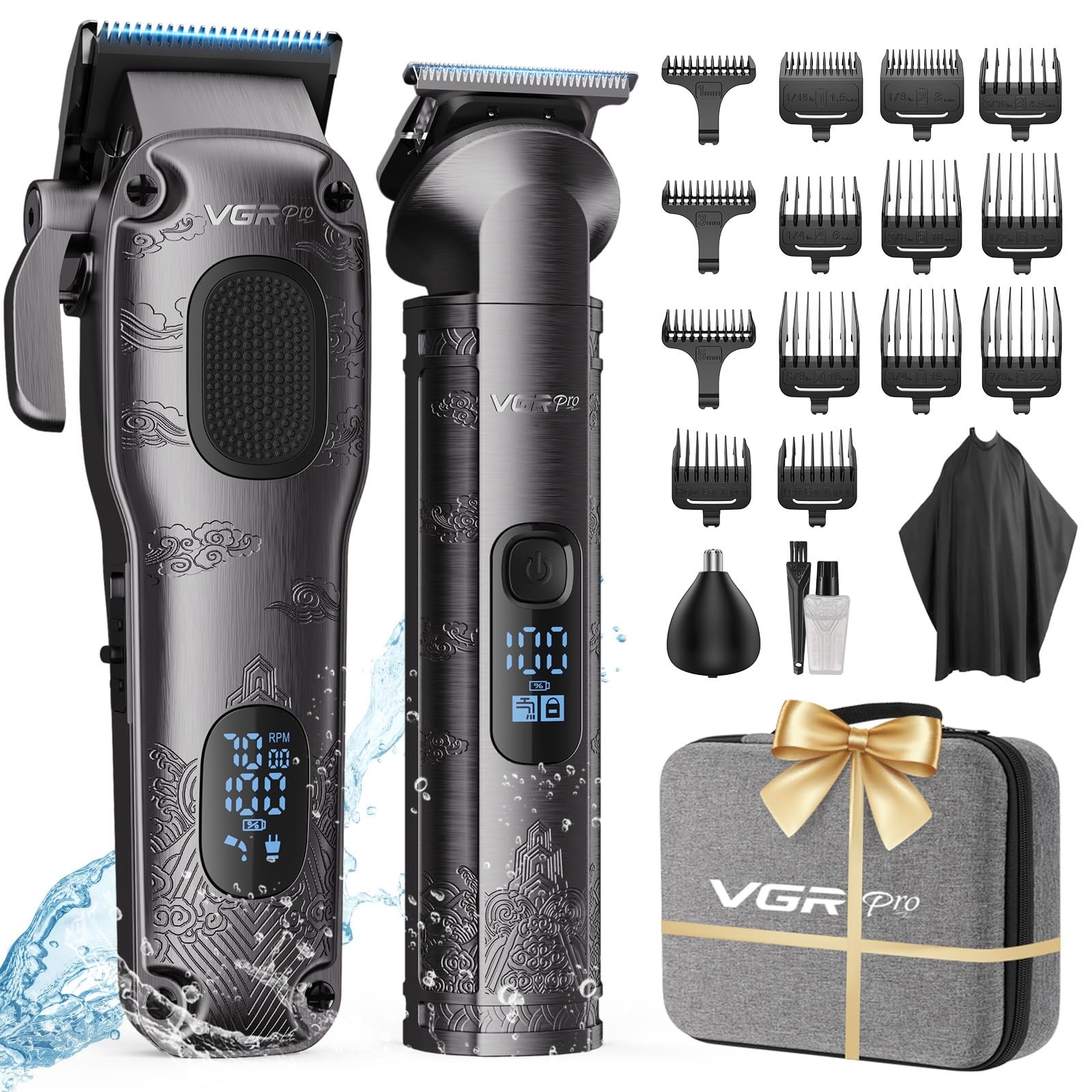 PRO Máquinas Profesionales Para Cortar Cabello Maquina Cortadora De Pelo Set MEN