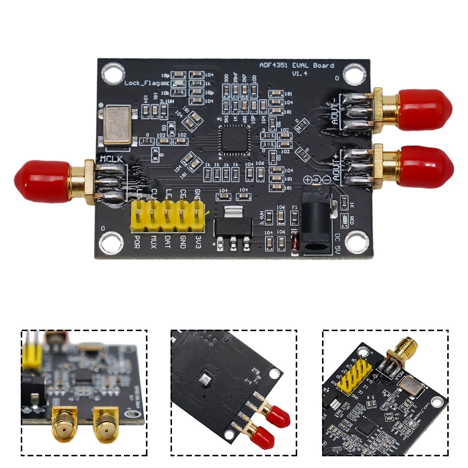 Professional RF Signal Generator Development Board with ADF4351 PLL Synthesizer
