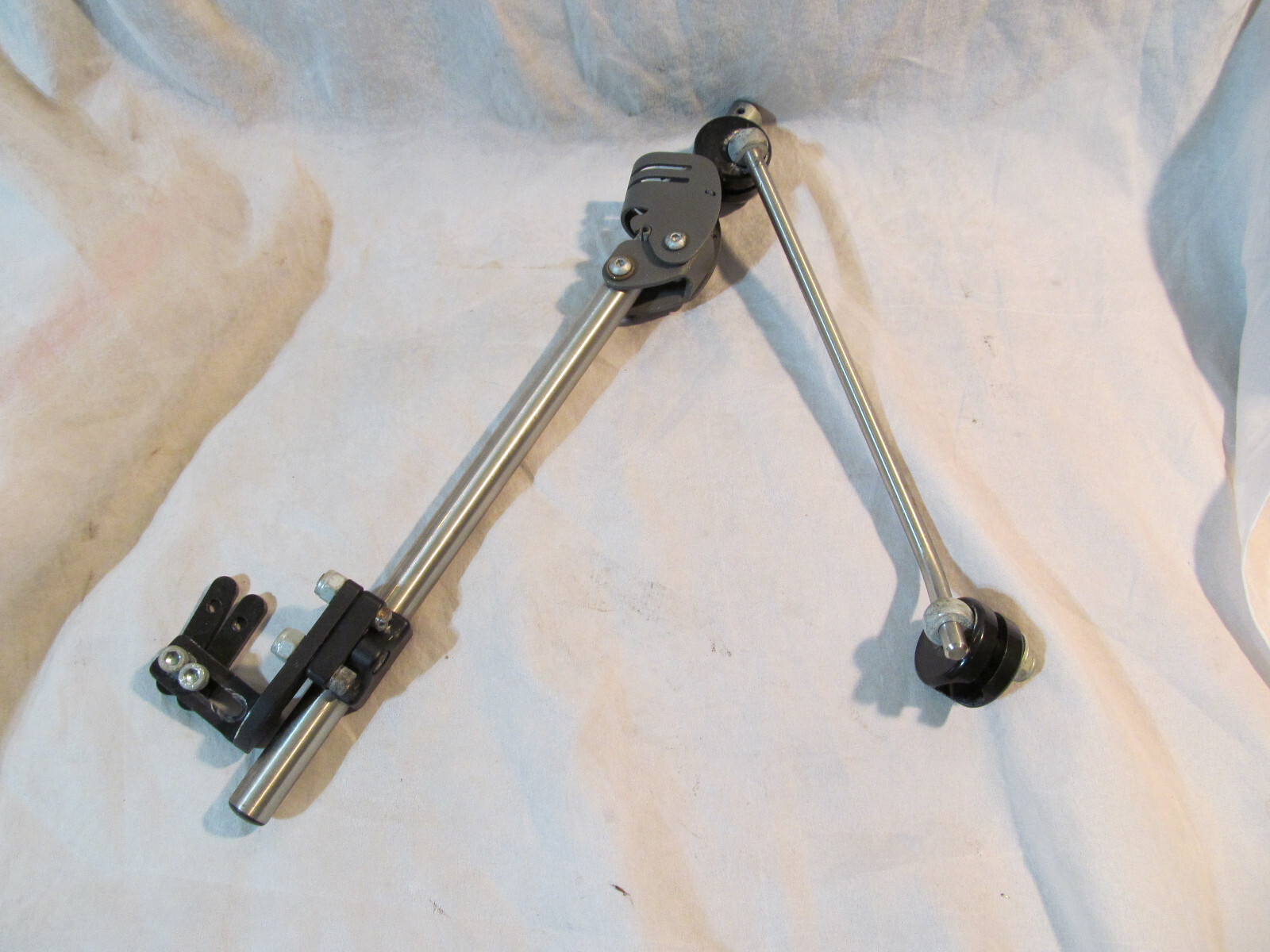 wheelchair joystick Mount for a OMNI Sipp N Puff Display from Permobil C300
