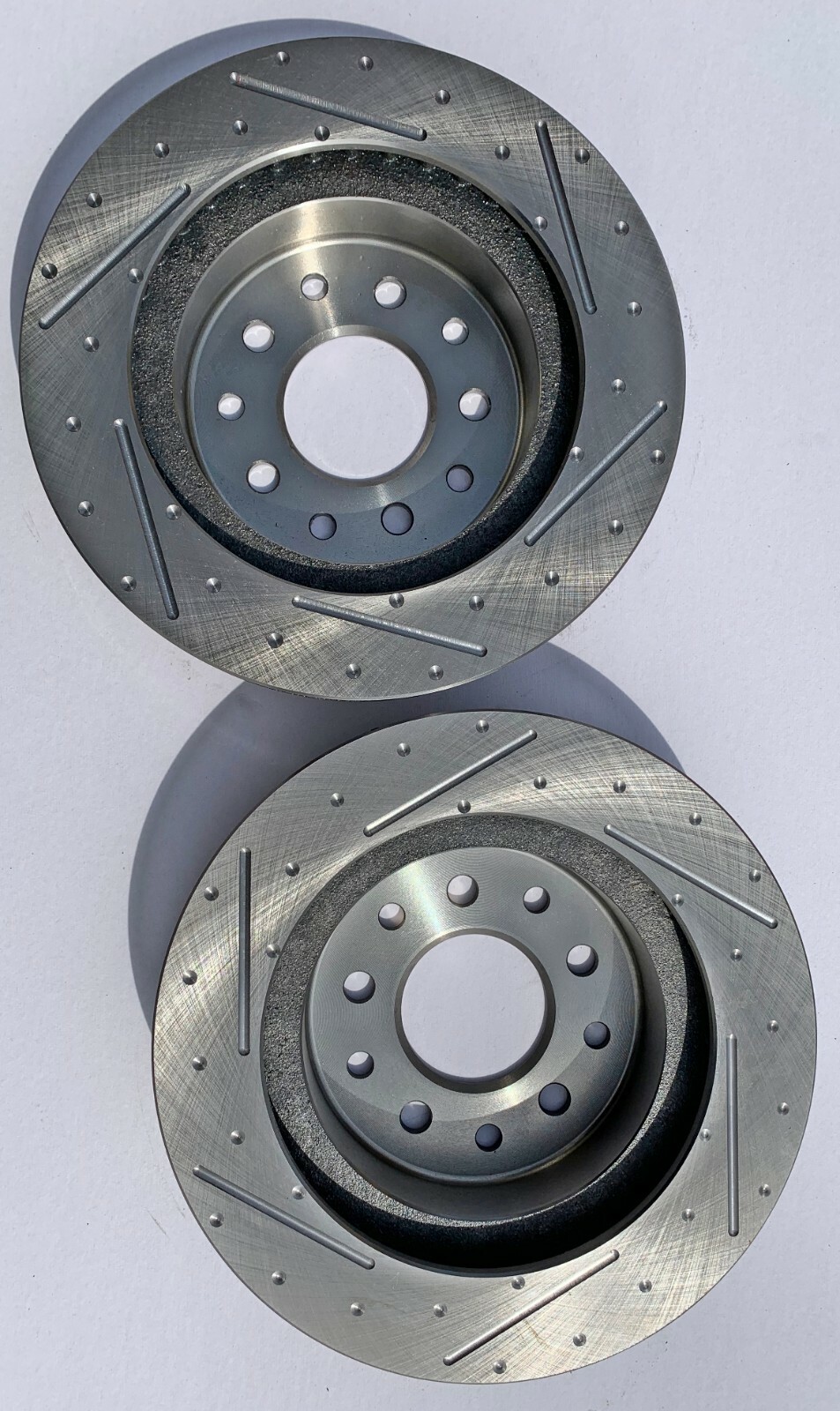 PEM Slotted Street Rod Rear Brake Rotors 11 1/4" OD x .960" wide - PAIR