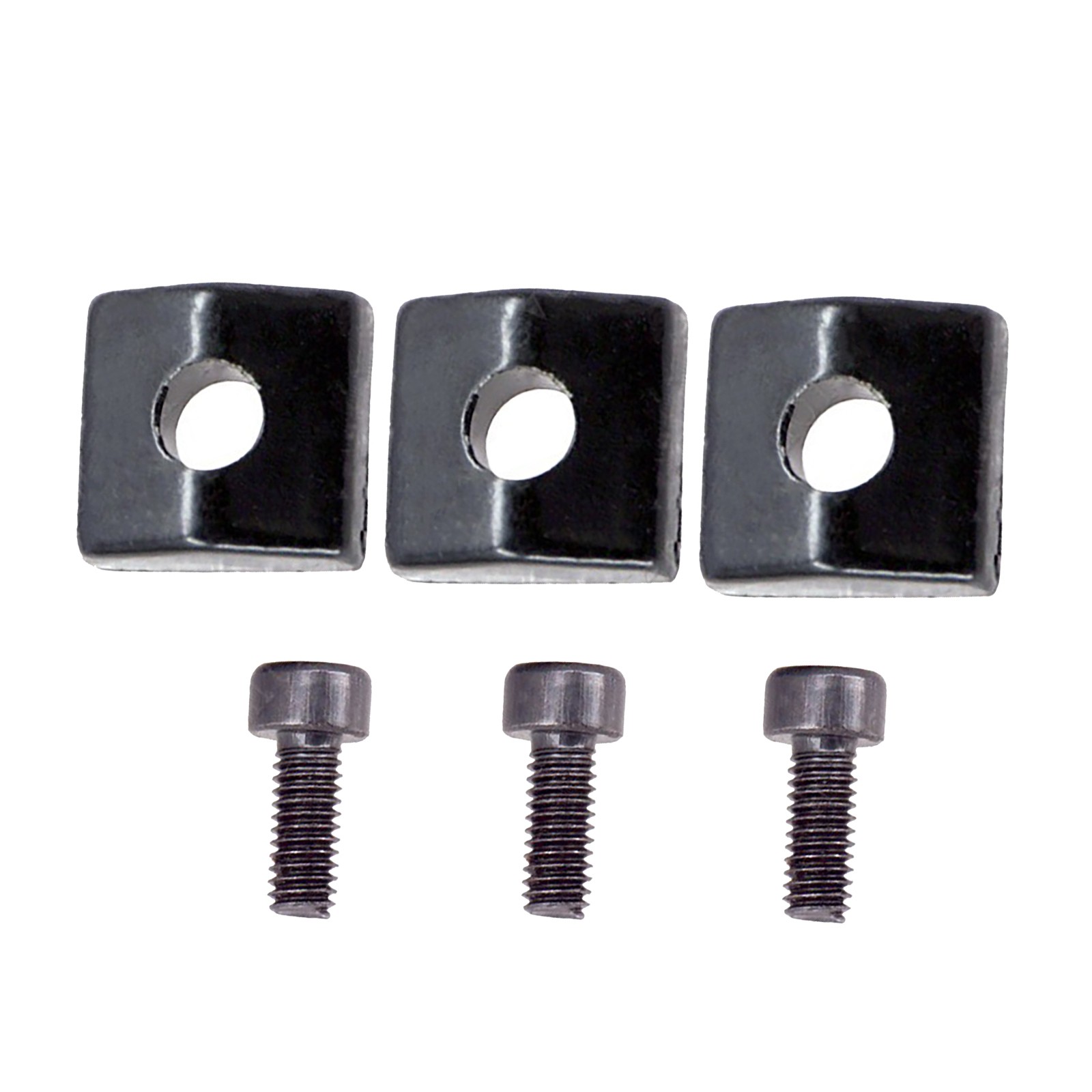 Black Nut Blocks Clamp & Screws Set For Electric Guitar Tremolo bridge Parts