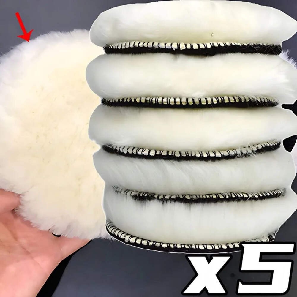 3/4/5/6/7 Inch Polishing Kit Polishing Pad Car Waxing Sponge Disk Wool Wheel Aut