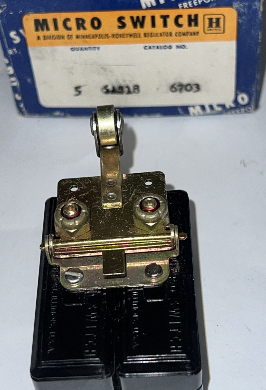 Micro Switch 6AS18 Dual Roller Switch By Honeywell New From Box 30 Day Returns