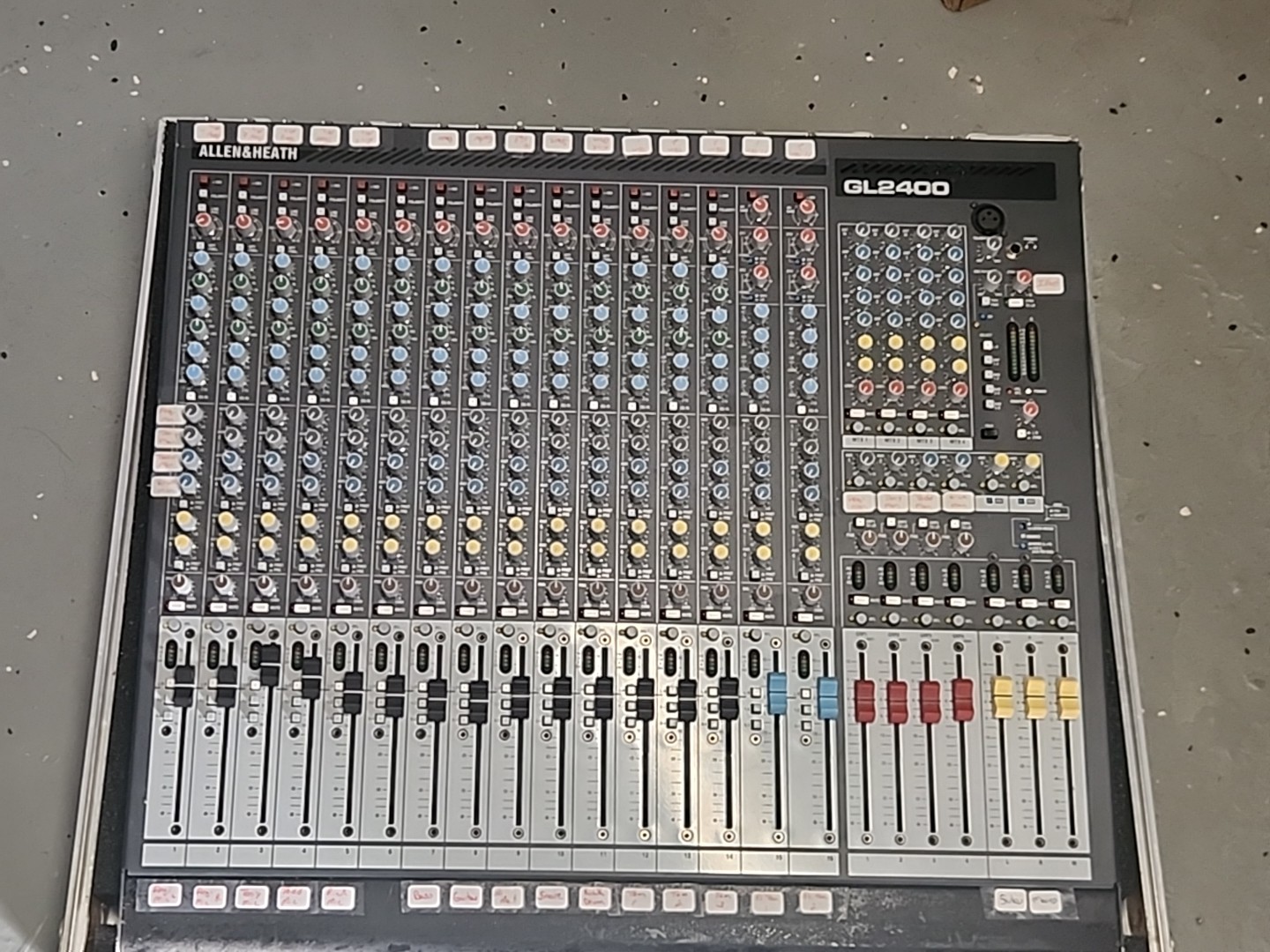 HEATH GL2400 Mixing Board. Tested. Exc. Inside SAFECASE. MUSIC EQUIPMENT