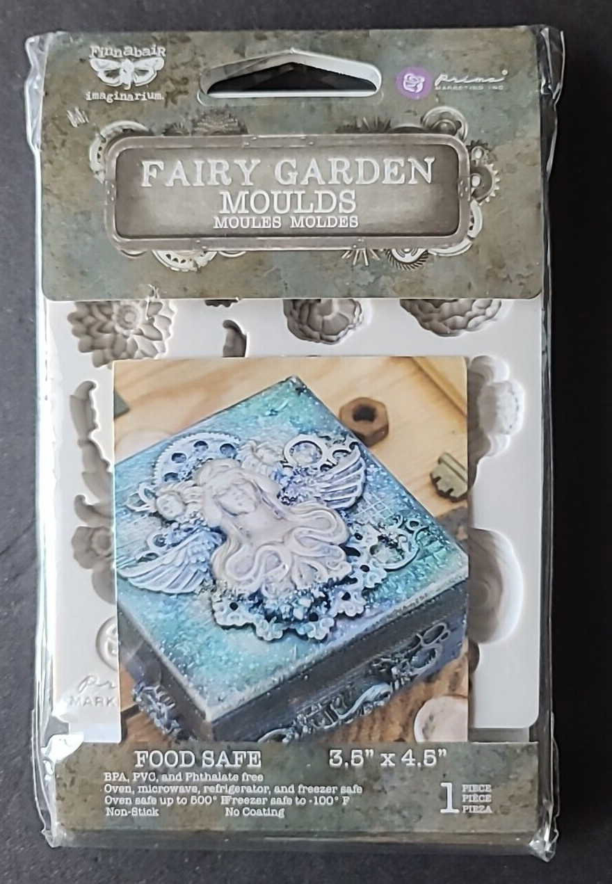 Prima Marketing Finnabair Decor Moulds 3.5"X4.5" Fairy Garden