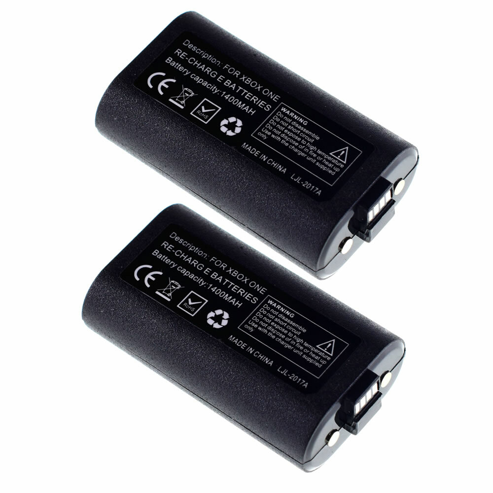 For XBox Series X/S Controller Battery 2 Pack + USB-C Charging Cable