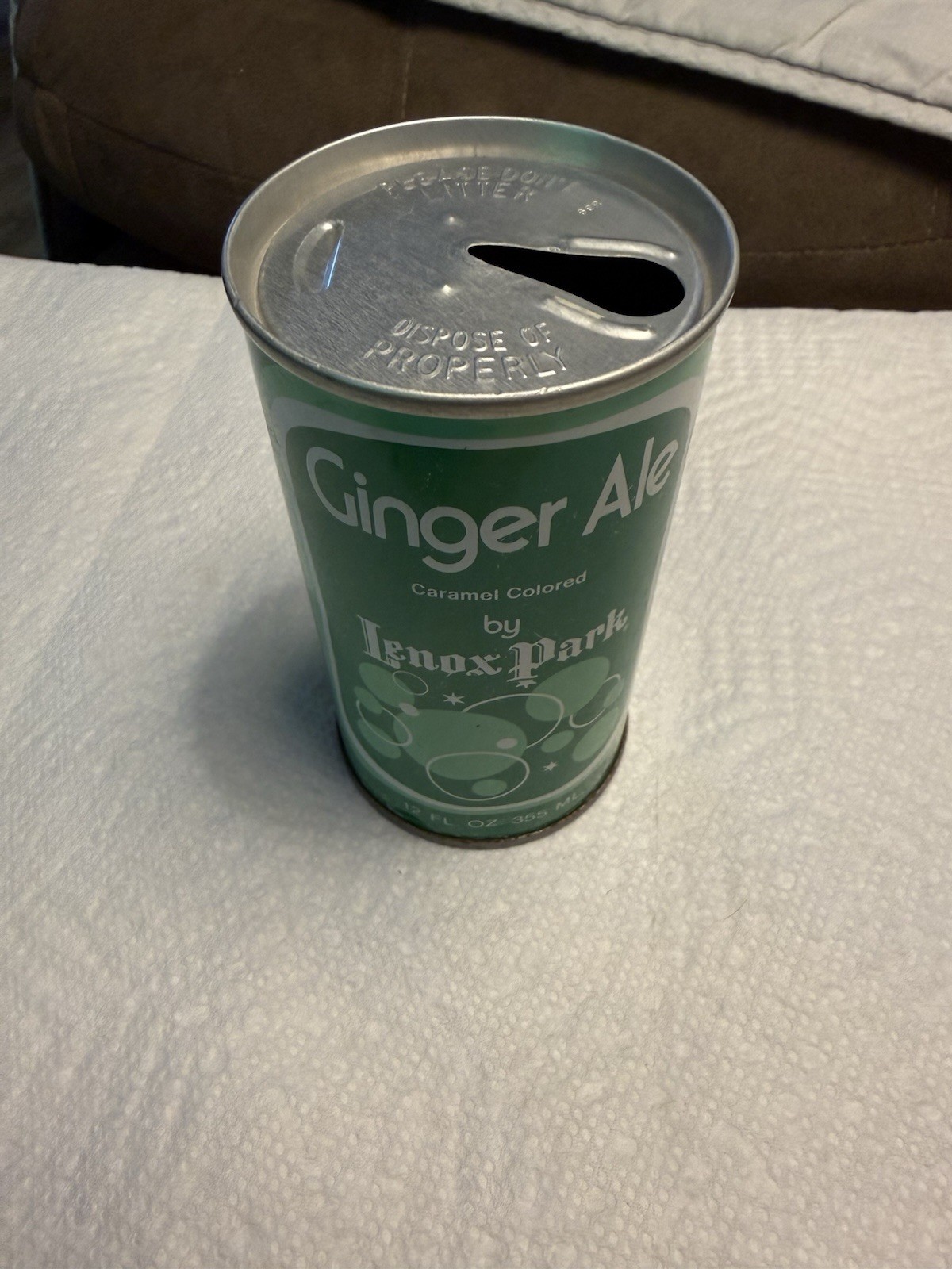 GINGER 🫚 ALE soda 🥤can BY LENOX PARK