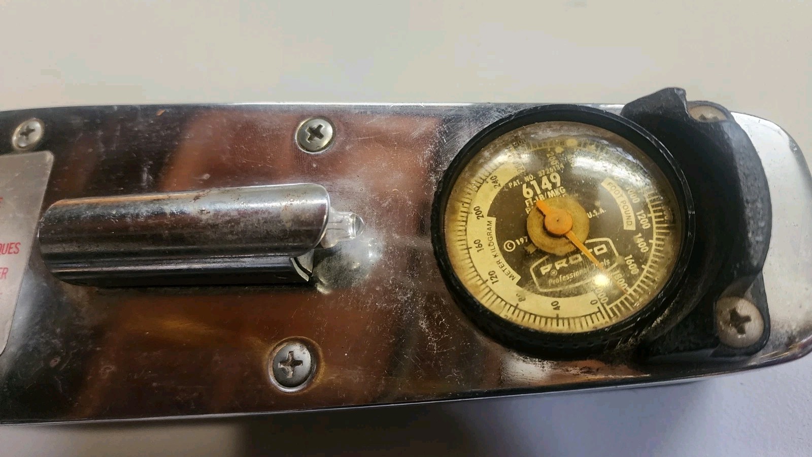 Proto Dial Torque Wrench No. 6149 1" Drive 0-2000ft-lbs