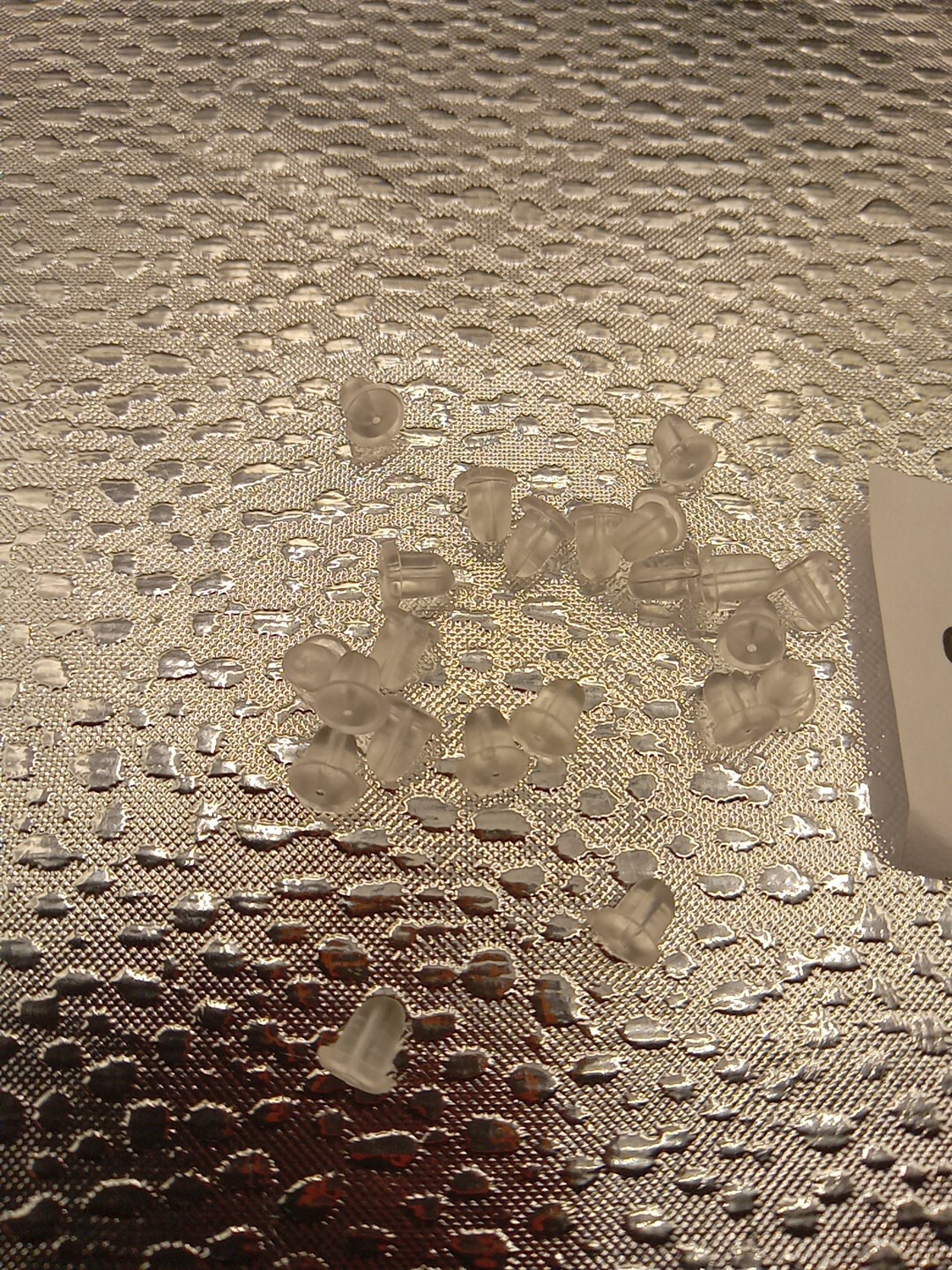 Clear Earring Backs - Rubber earring backs - 20 Count