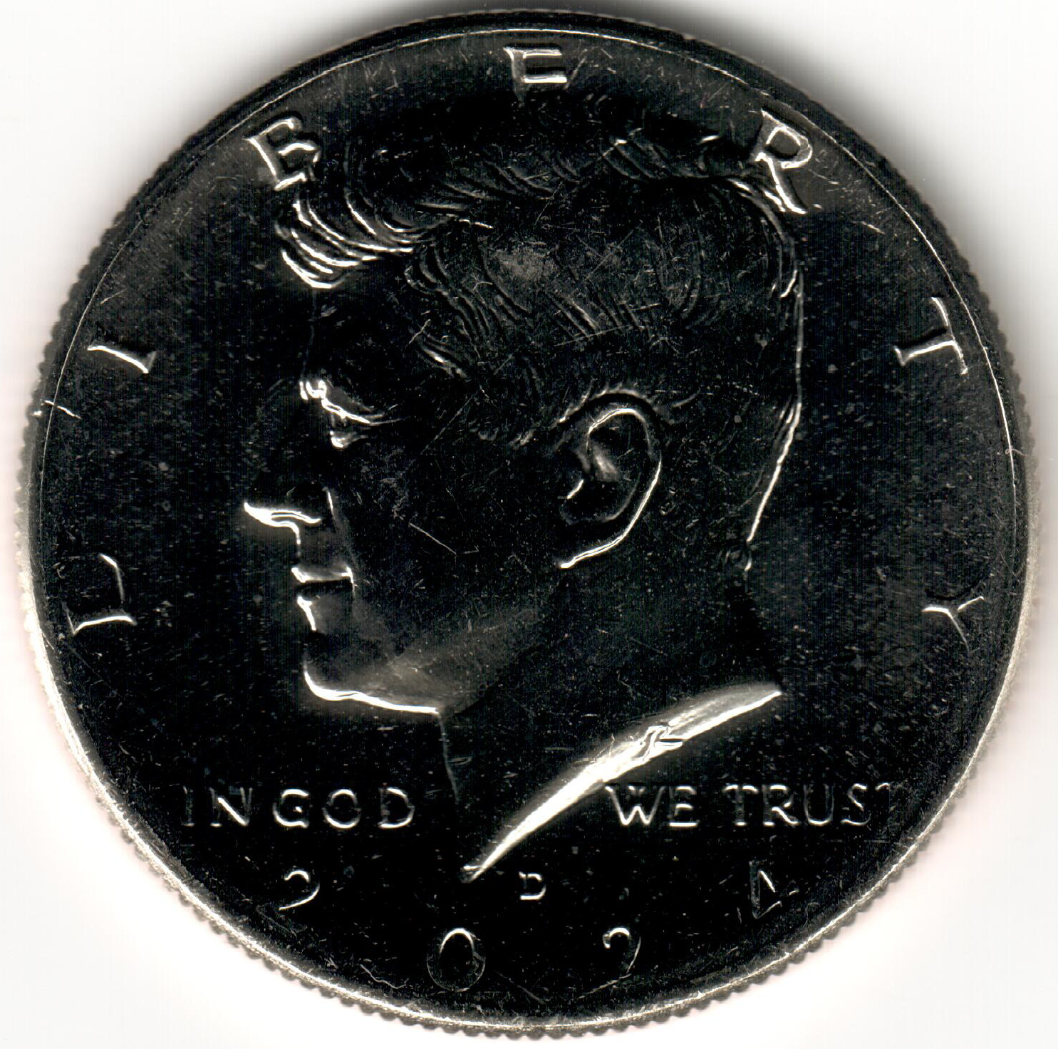 USA - 2024D - Kennedy ½ $ - Bald Eagle - Rare & Uncirculated
