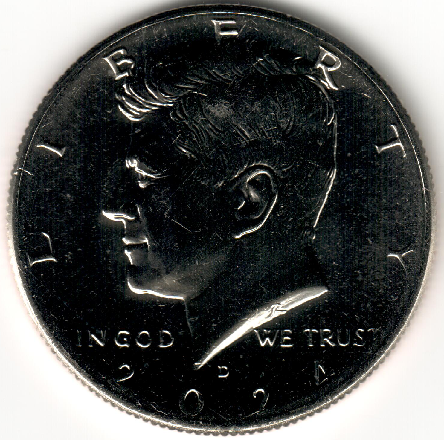 USA - 2024D - Kennedy ½ Dollar - Bald Eagle - Rare & Uncirculated