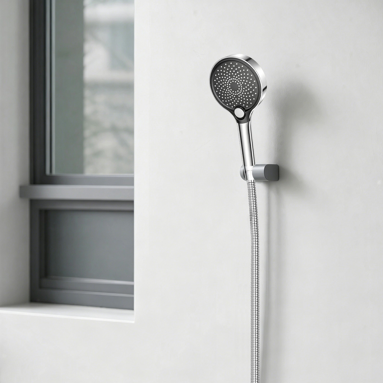 Shower Head Model 3mode Pressurized Spray Experience Rainfall Water Spray Nozzle