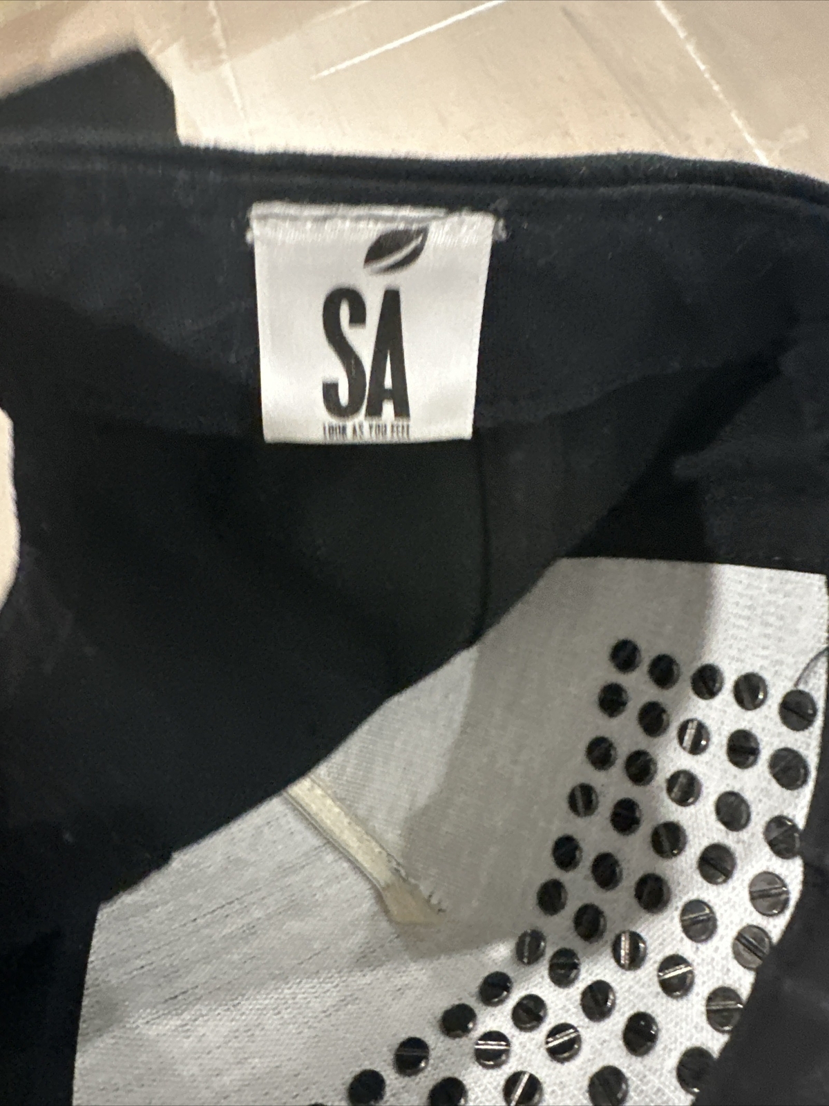 Michael SA Spike Hat Black Croc Leather Custom Fashion