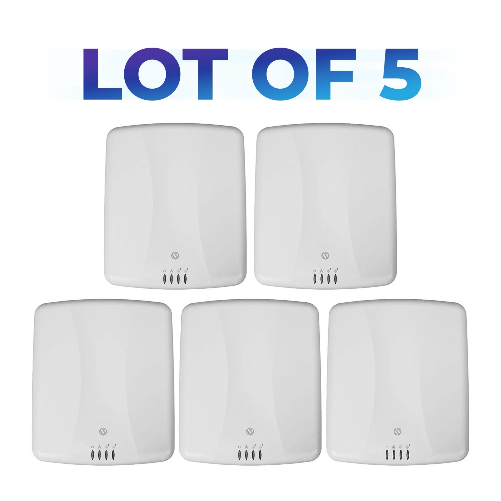 LOT OF 5 HP 560 Wireless Dual Band Gigabit Access Point J9845A MRLBB-1304 PoE