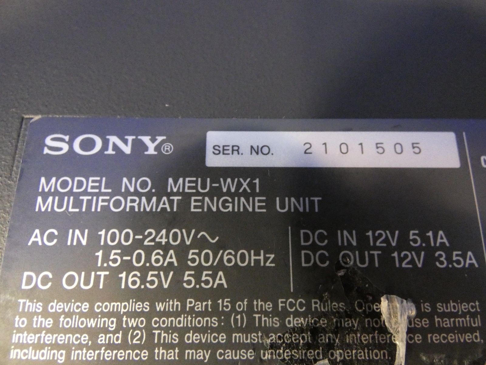 Sony LMD-230W LCD Monitor w/Sony MEU-WX1 Engine Unit, BKM-243HS HD SDI Option
