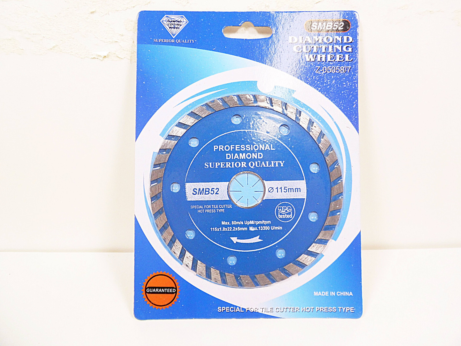 Tile Cutting Wheel Cutter Discs 4-1/2" Diamond Wheels Arbor Hot Press Type Disc