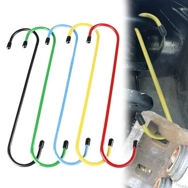 4pcs Brake Caliper Hangers Hooks with Rubber Tips for Auto Repair Tools