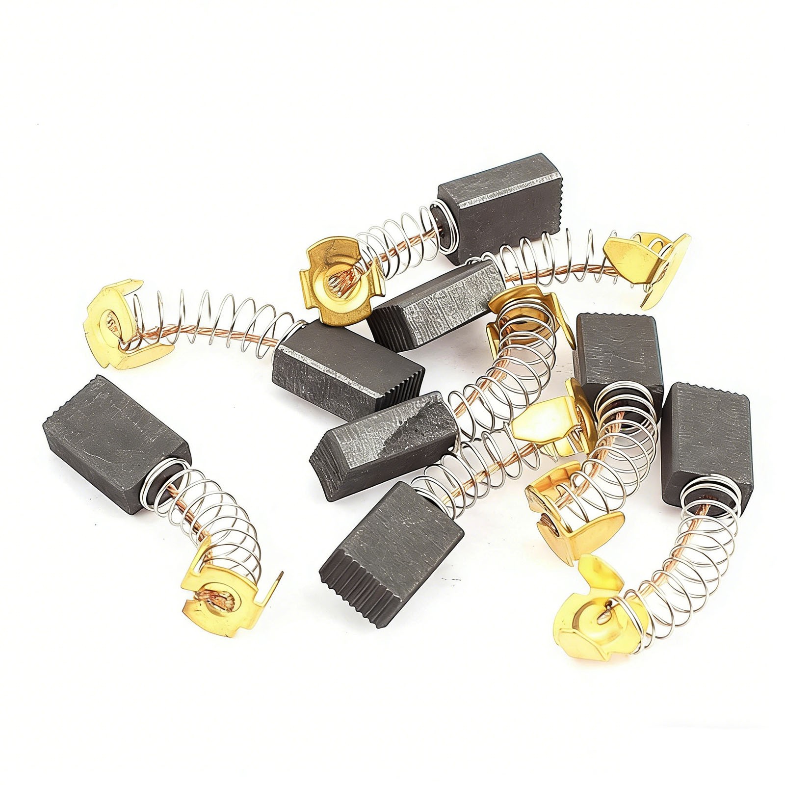 4 Pairs Angle Grinder Motor Carbon Brushes Replacement Part Power Tool 8pcs