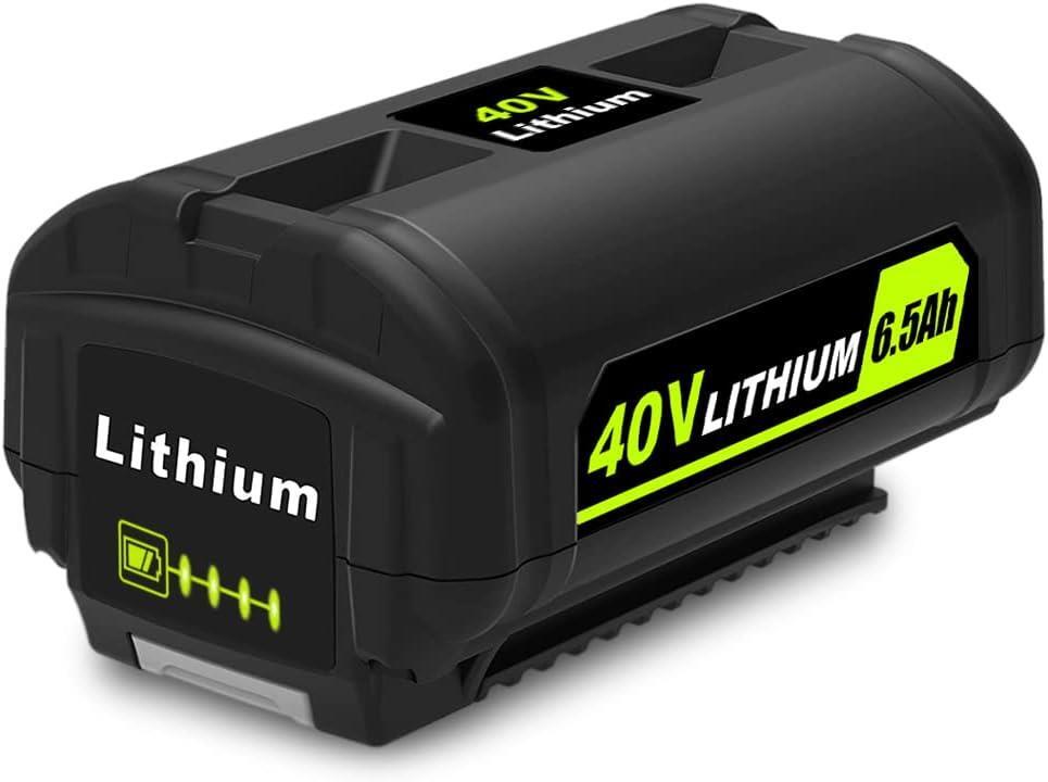 40V 6.5AH for Ryobi 40V 3.0Ah 2.6Ah 2.0Ah High Capacity Lithium Battery