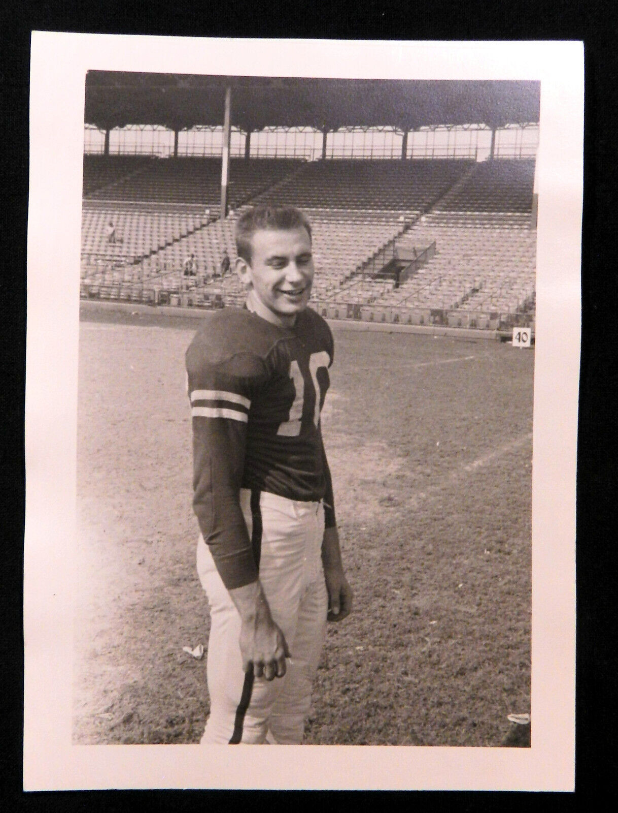 1950's Aquinas High School Football Player Photo at Silver Stadium