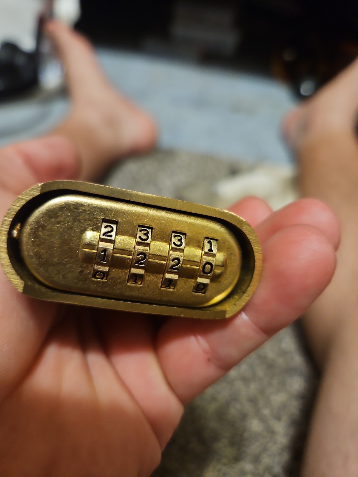BRINKS (665-50052) Combination Lock Resettable, 50mm 2" Solid Brass (L24)