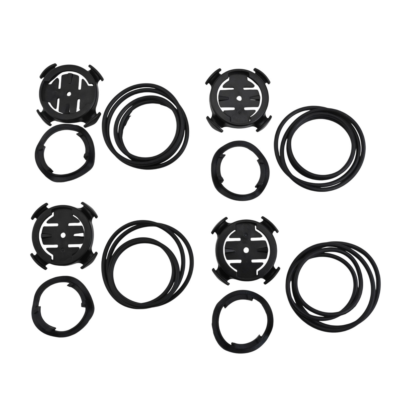 4 Pack of Elastic Bike Computer Straps Designed for Garmin Cycling Equipment