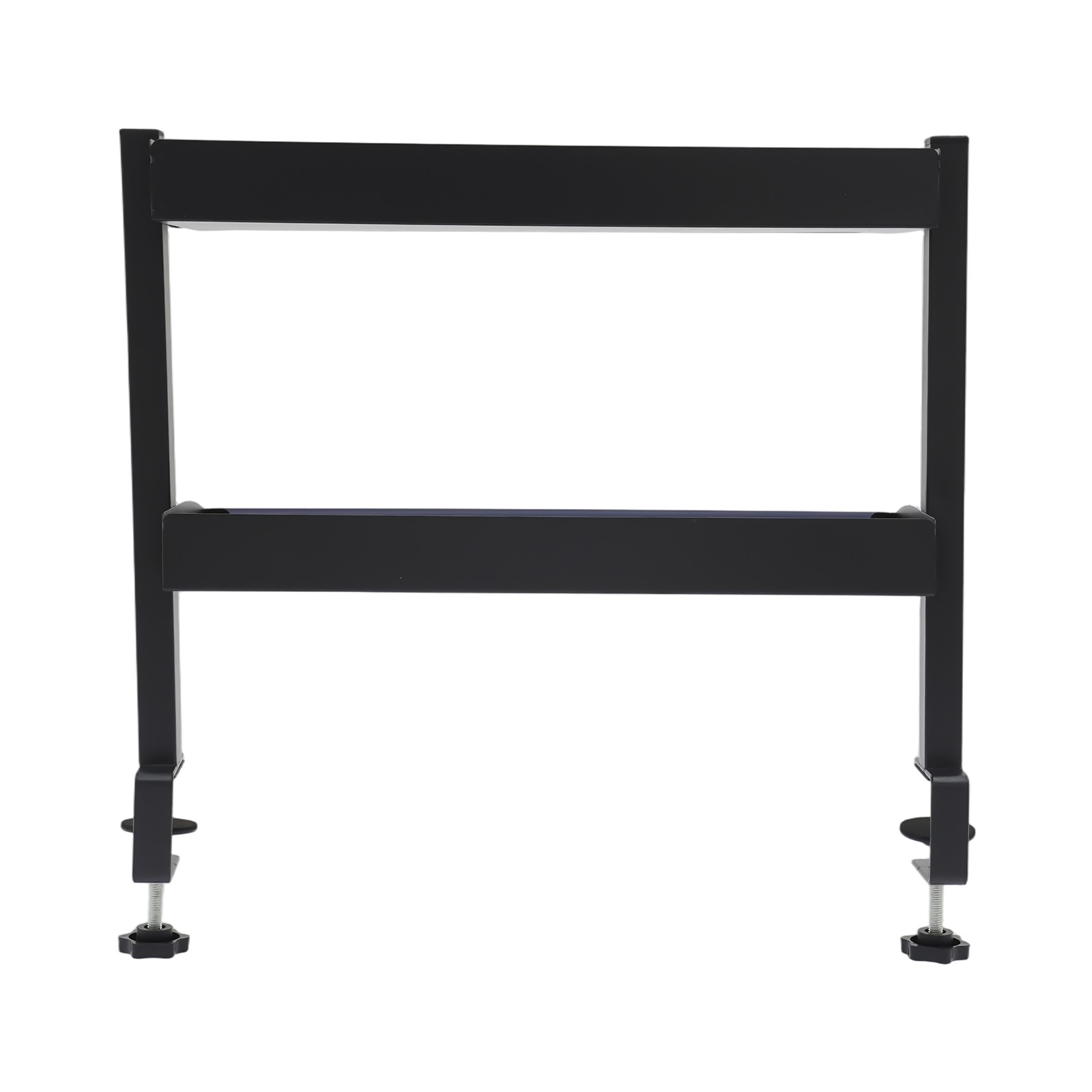 Modern Countertop Desk Shelf, 2-tier Shelving With Adjustable Storage Tray