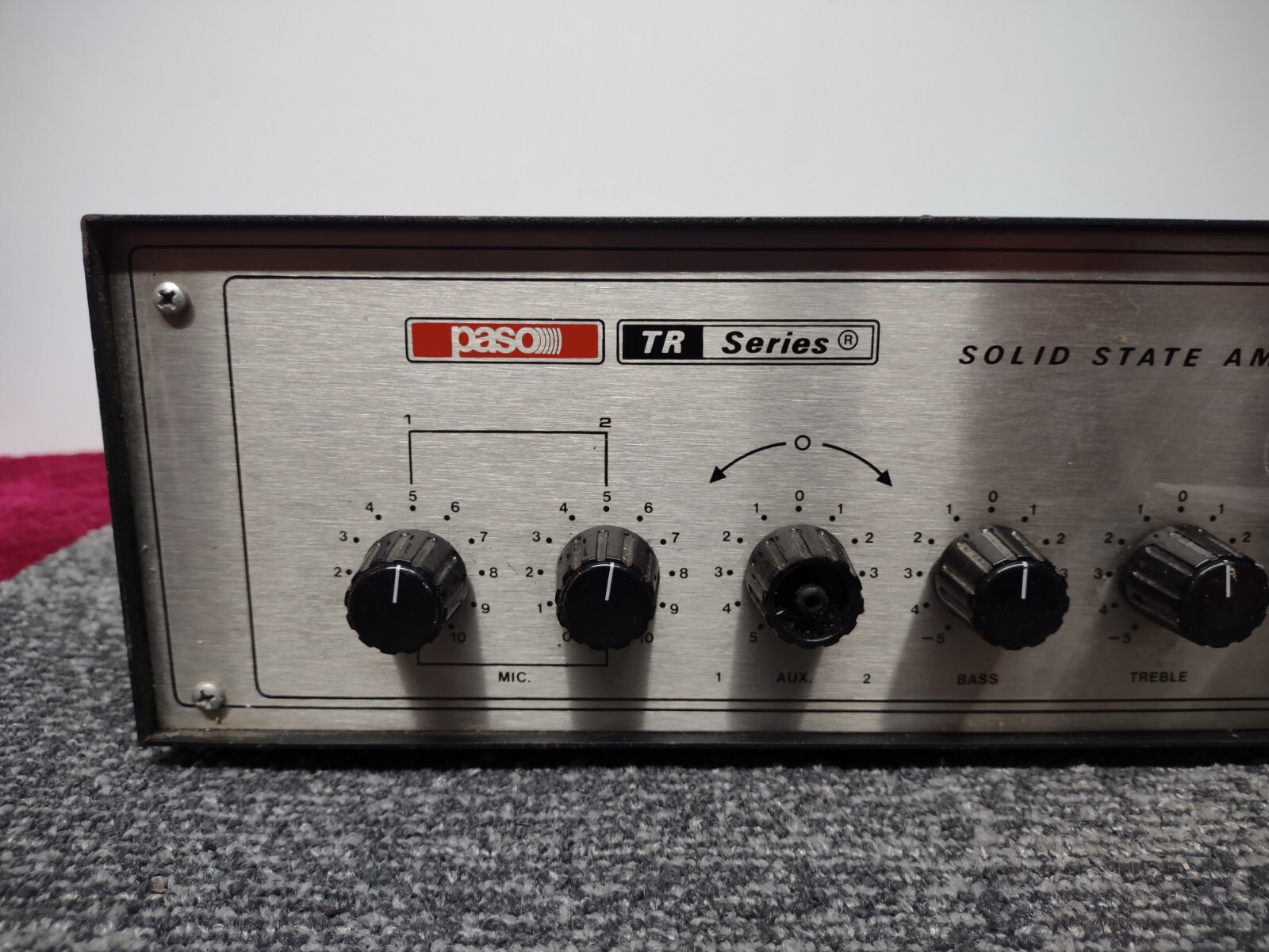 vintage Rare Paso tr Series Model TR-75 Solid State Amplifier - Tested