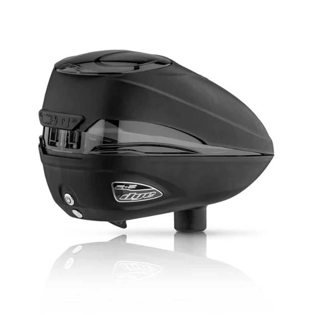 DYE ROTOR R2 Black Paintball Hopper Electronic Loader NEW