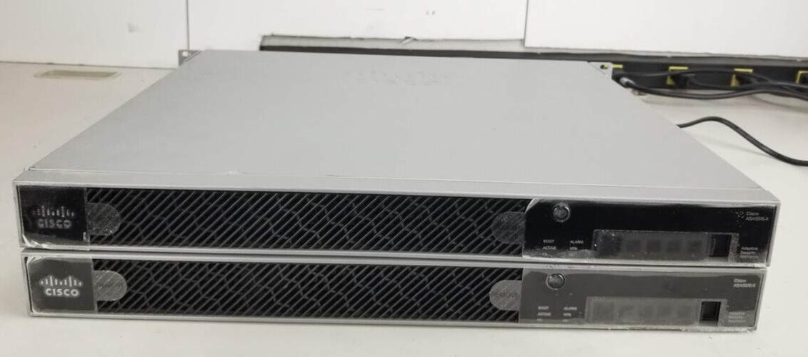 lot of 2 CISCO ASA5515-X  Adaptive Security Appliance NO SSD