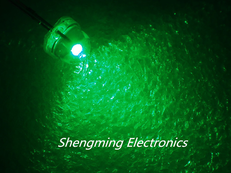 100PCS 5mm Straw Hat LED Green Light Colour LED