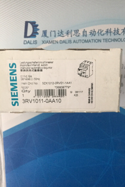 Siemens 3RV1011-0AA10 3RV10110AA10 0.11-0.16A Circuit Breaker -New Free Ship *UP